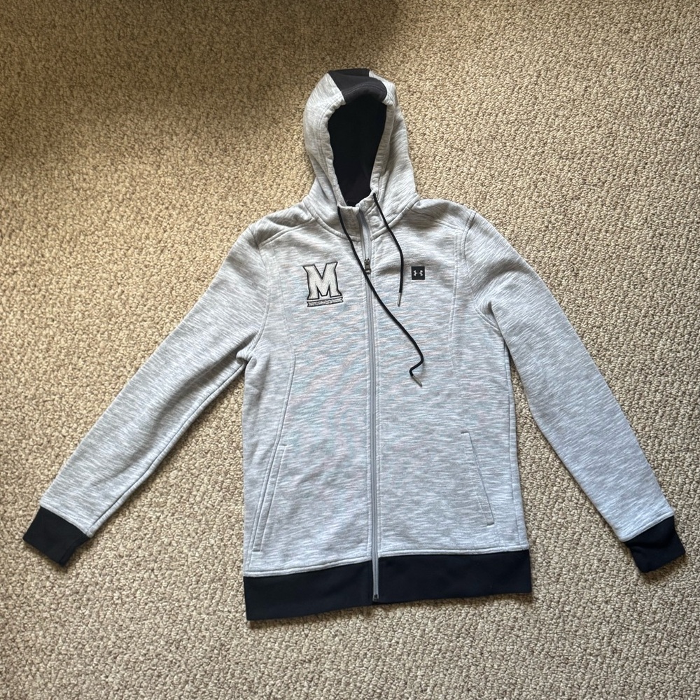 Under Armour Gray Zip Up Sweater